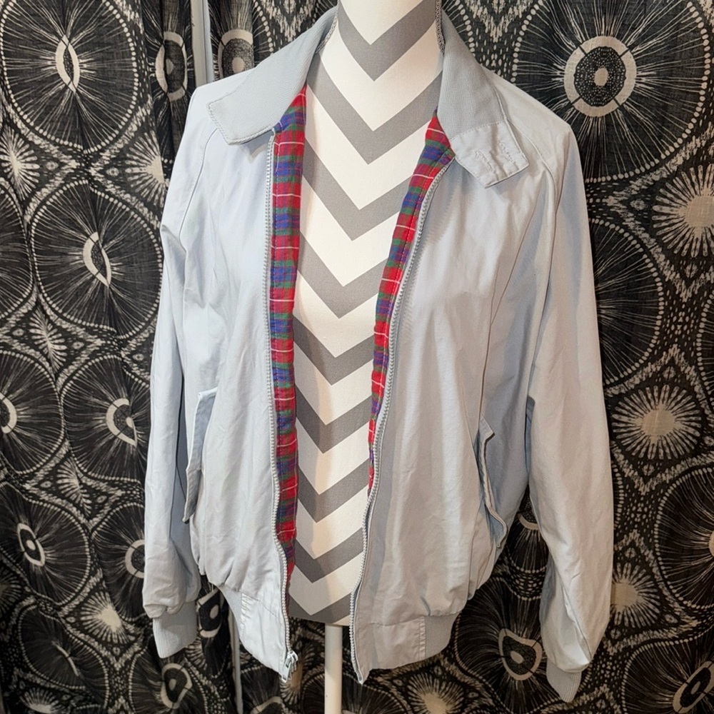 Gray HILL & ARCHER Zip Up Jacket - Size Large